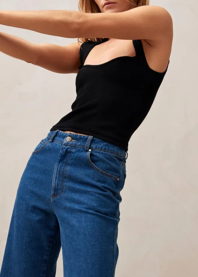 ALOHAS Tops Women Pleasant 8211 Black Knit Top