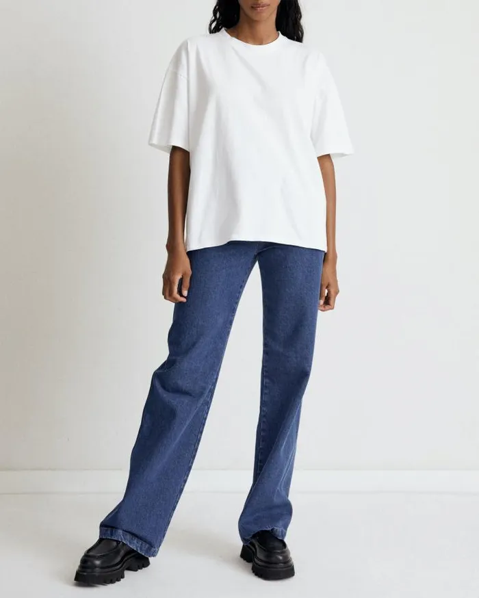 ALOHAS Tops Women Slack 8211 White Cotton Top