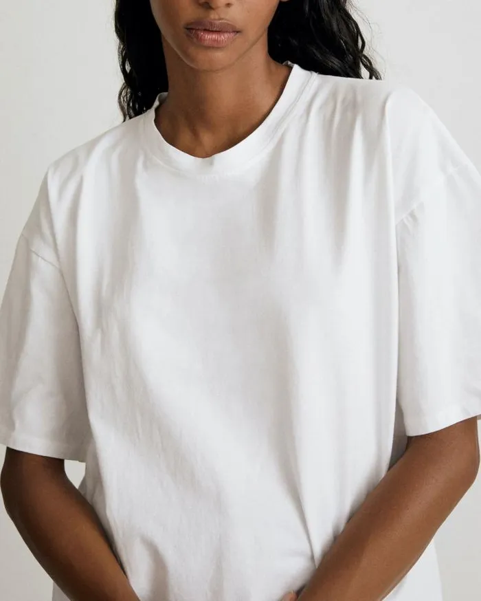 ALOHAS Tops Women Slack 8211 White Cotton Top