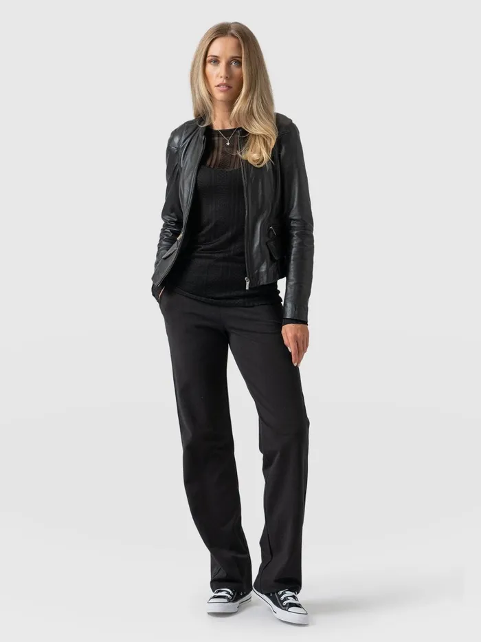 Apartment Pant 8211 Black Black Women Saint And Sofia Pants