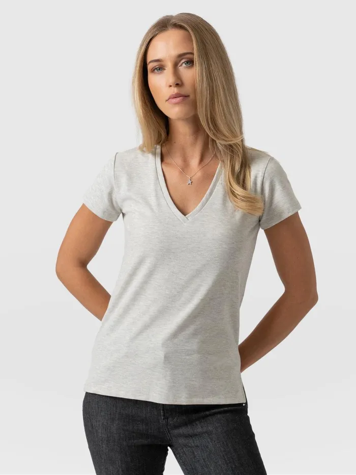 Apartment Tee 8211 Grey Grey Women Saint And Sofia TShirts and Tanks