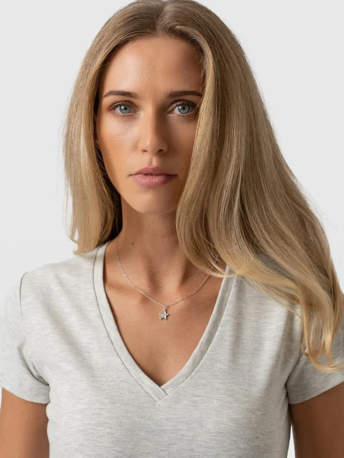 Apartment Tee 8211 Grey Grey Women Saint And Sofia TShirts and Tanks