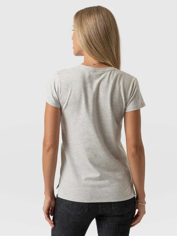 Apartment Tee 8211 Grey Grey Women Saint And Sofia TShirts and Tanks