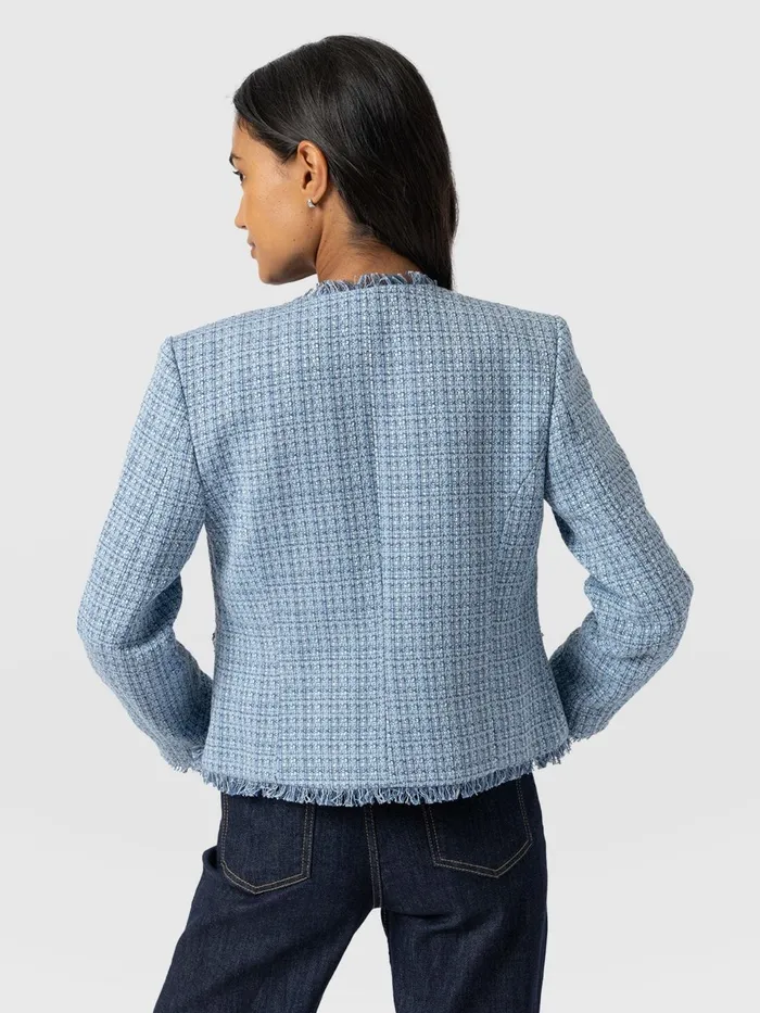 Ashby Jacket 8211 Pale Blue Pale Blue Women Saint And Sofia Blazers