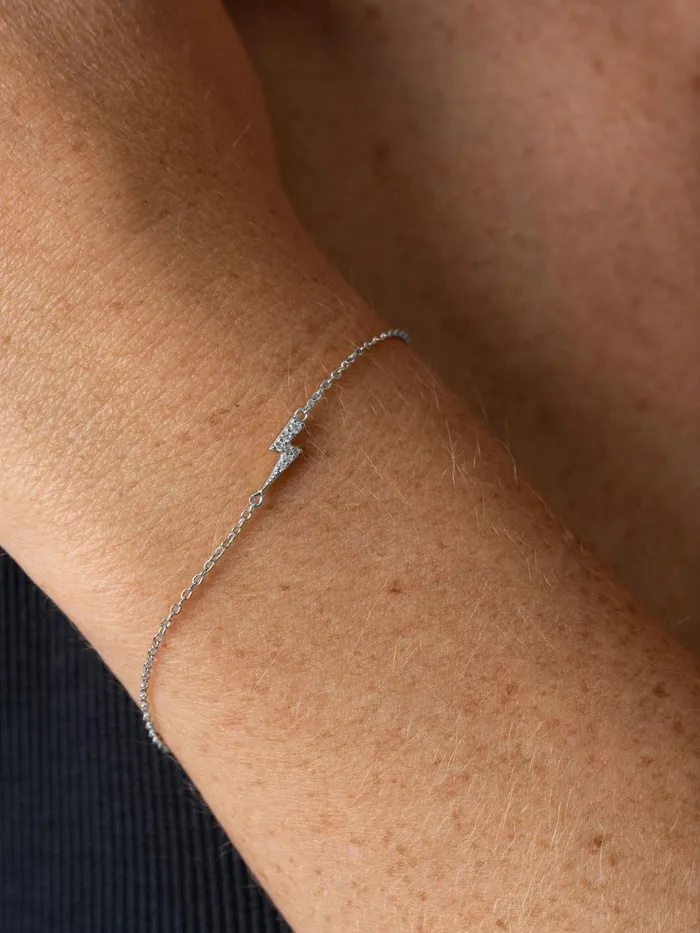 Astral Lightning Bracelet 8211 Silver Silver Women Saint And Sofia Bracelets