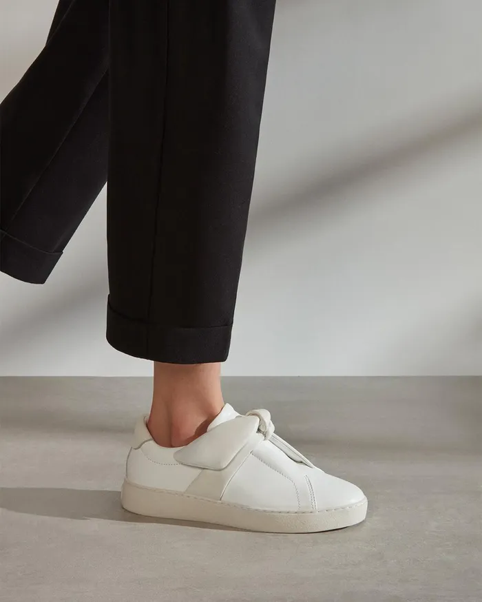 Asymmetric Clarita Sneaker White Luxury White Sneakers For Casual Outfits 8211 Italian Made Shoes White Women Alexandre Birman Sneakers