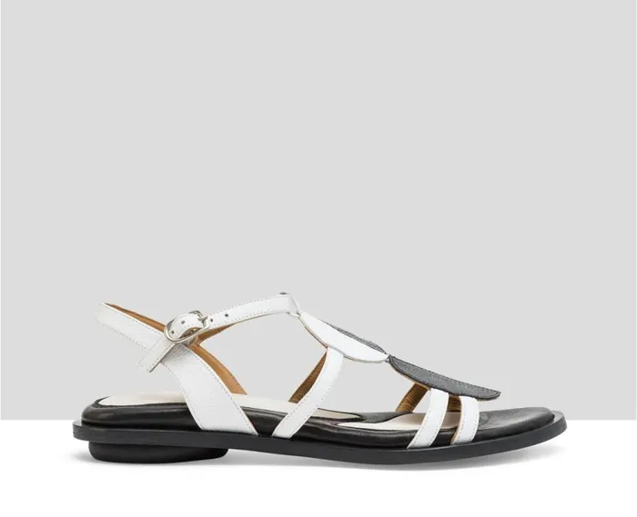 Audley Shoes Flat Leather Sandal Lirit Beige Women Flat