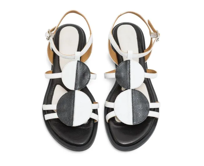 Audley Shoes Flat Leather Sandal Lirit Beige Women Flat
