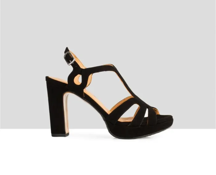 Audley Shoes High Heel Leather Sandal Dagmara Black Women High Heel