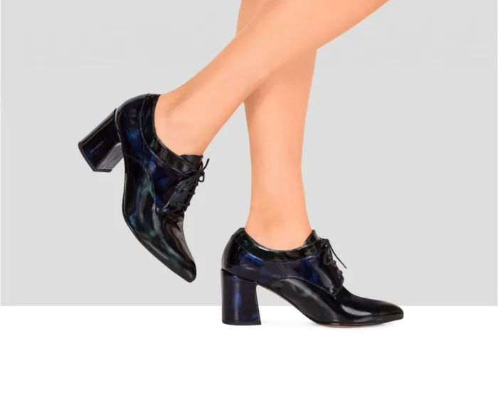 Audley Shoes High Heel Leather Shoe Edna Black Women High Heel