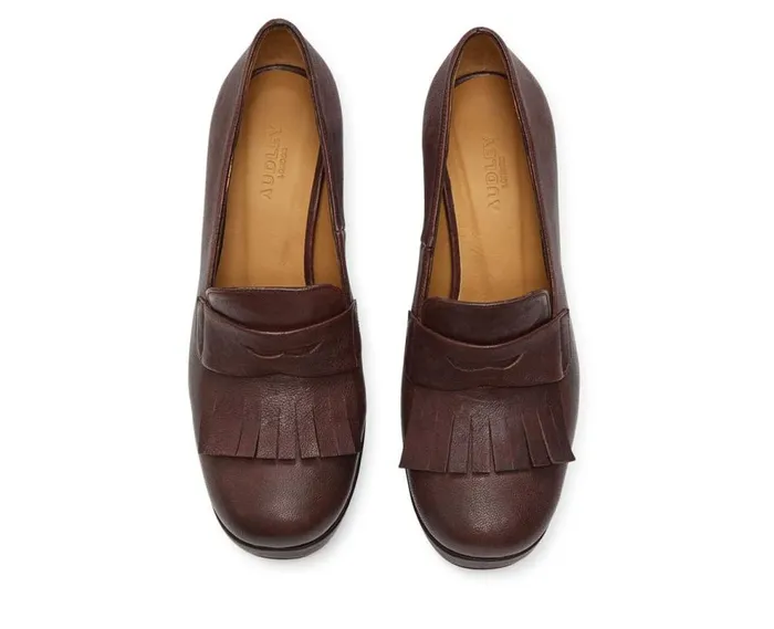 Audley Shoes High Heel Leather Shoe Ianira Burdeos Women High Heel