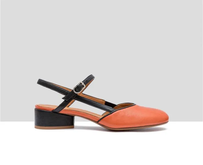 Audley Shoes Low Heel Leather Shoe Fedra Black Women Low Heel