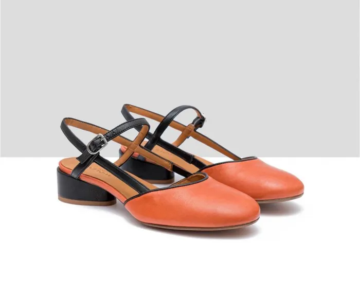 Audley Shoes Low Heel Leather Shoe Fedra Black Women Low Heel