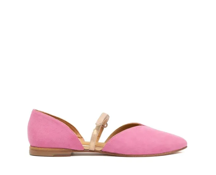 Audley Shoes Low Heel Leather Shoe Frits Metallic Women Low Heel