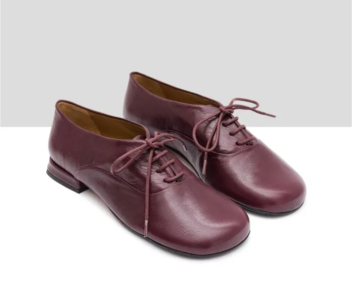 Audley Shoes Low Heel Leather Shoe Igor Burdeos Women Low Heel