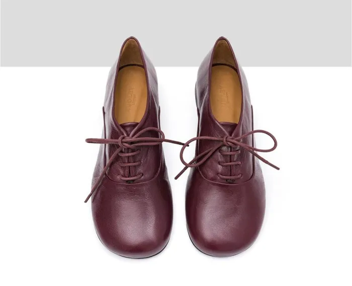 Audley Shoes Low Heel Leather Shoe Igor Burdeos Women Low Heel