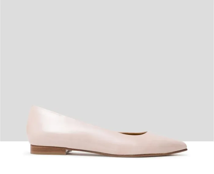 Audley Shoes Low Heel Leather Shoe Janire Pink Women Medium Heel
