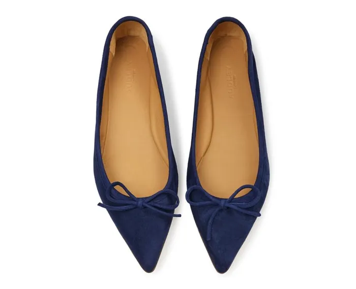 Audley Shoes Low Heel Leather Shoe Kliber Blue Women Low Heel