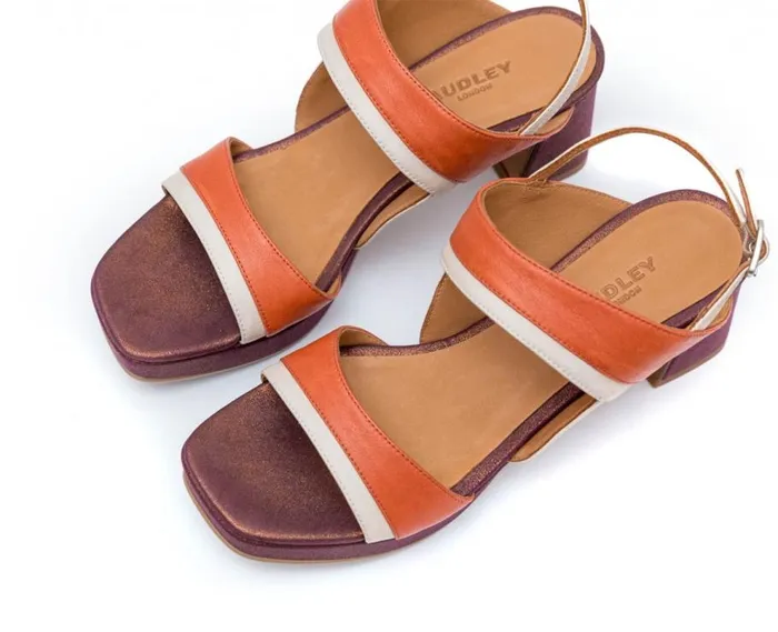 Audley Shoes Medium Heel Leather Sandal Fraterna Beige Women Medium Heel