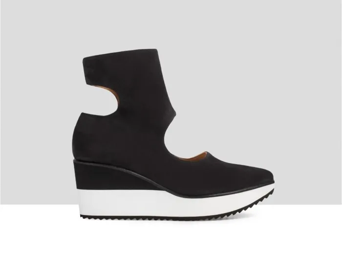 Audley Shoes Mid Heel Leather Booties Electra Grey Women Sneakers