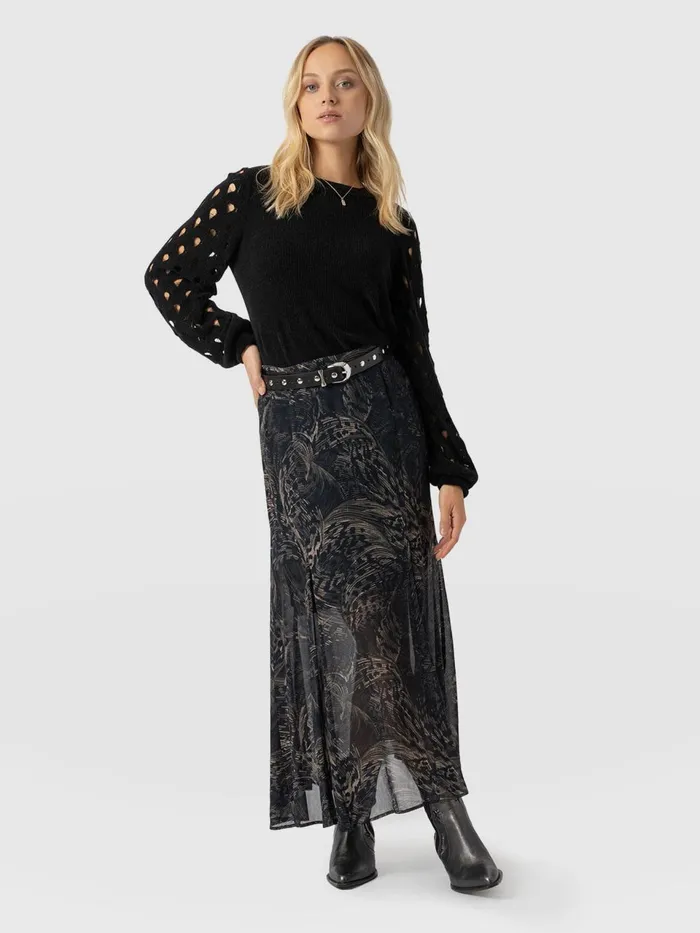 Audrey Skirt 8211 Spot Feather Spot Feather Women Saint And Sofia Skirts