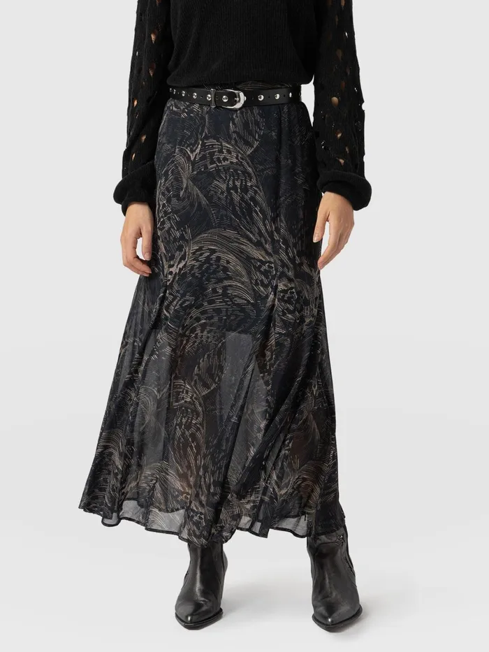 Audrey Skirt 8211 Spot Feather Spot Feather Women Saint And Sofia Skirts