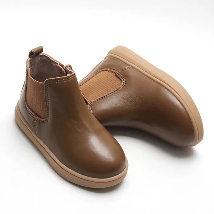 Baby Nisolo Baby Toddler and Kids Shoes Hard Sole Chelsea Boot Espresso