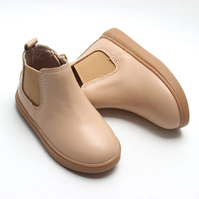 Baby Nisolo Baby Toddler and Kids Shoes Hard Sole Chelsea Boot Honey