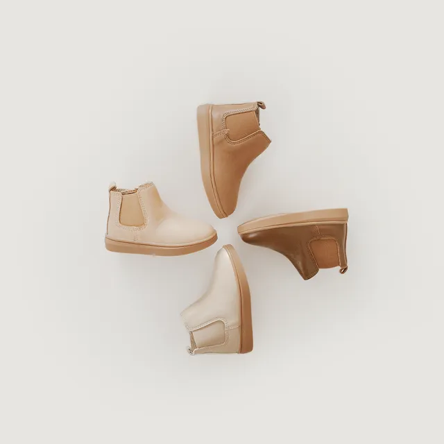 Baby Nisolo Baby Toddler and Kids Shoes Hard Sole Chelsea Boot Honey