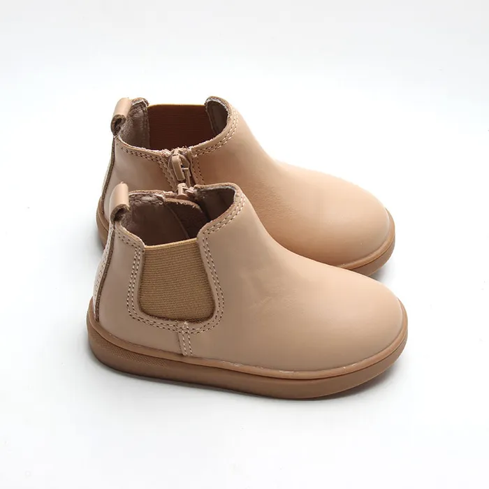 Baby Nisolo Baby Toddler and Kids Shoes Hard Sole Chelsea Boot Honey
