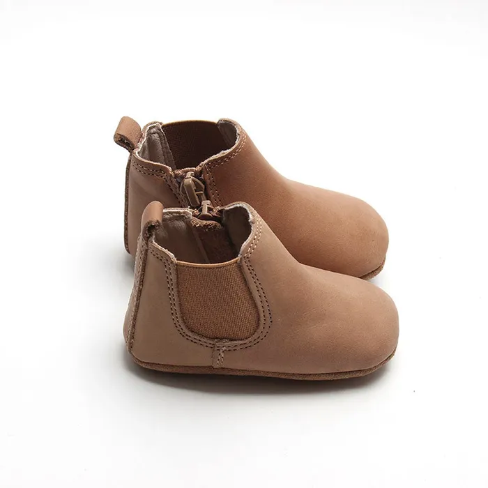 Baby Nisolo Baby Toddler and Kids Shoes Soft Sole Chelsea Boot Sand