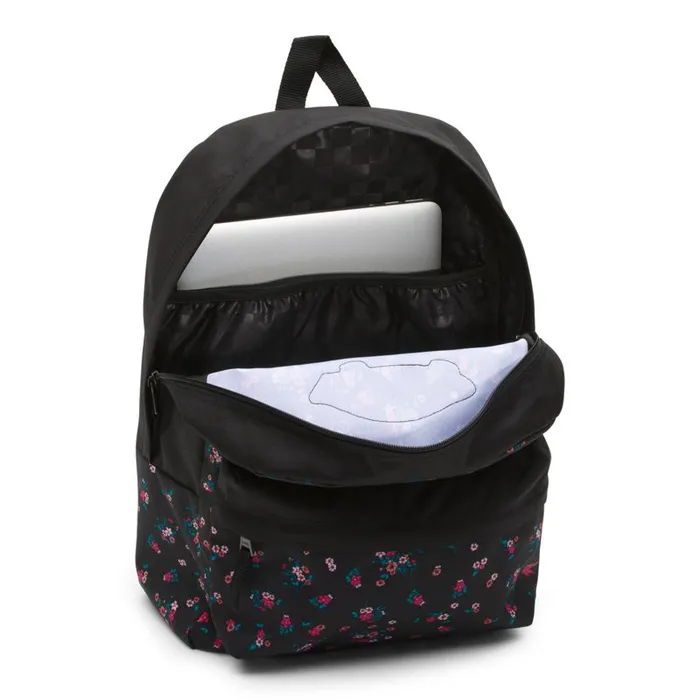 Backpacks and Bags MenWomen Vans Realm Printed Backpack Beauty Floral Black Backpacks and Bags MenWomen Vans Realm Printed Backpack Beauty Floral Black