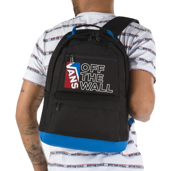 Backpacks and Bags MenWomen Vans Startle Backpack Blackvictoria Blue