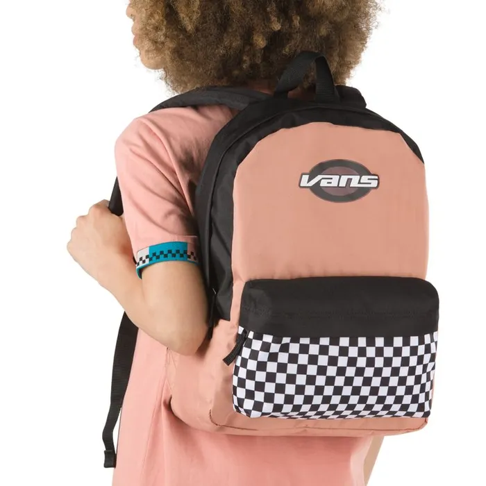 Backpacks and Bags MenWomen Vans Street Sport Realm Backpack Rose Dawn