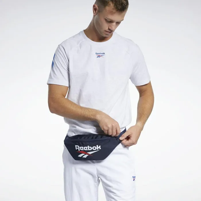 Bags and Backpacks MensWomens Reebok Classics Foundation Waist Bag Vector Navy Vector Navy