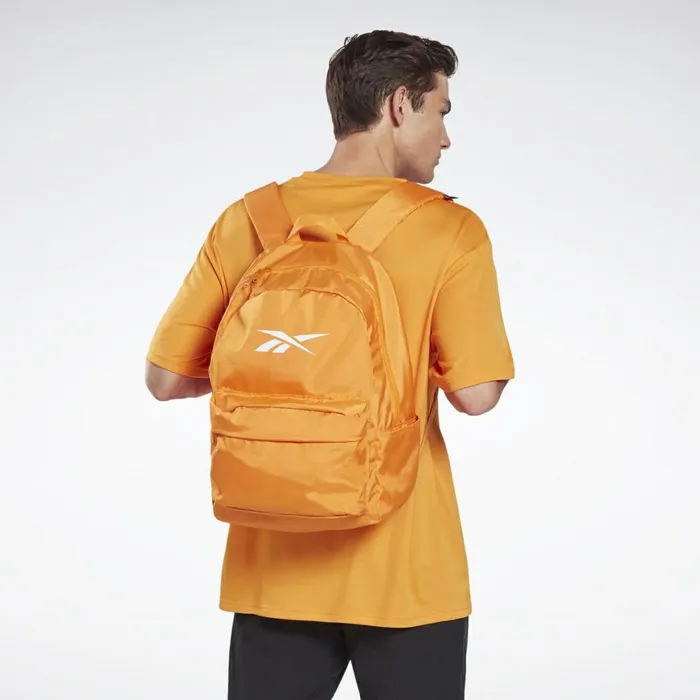 Bags and Backpacks MensWomens Reebok Linear Logo Backpack High Vis Orange
