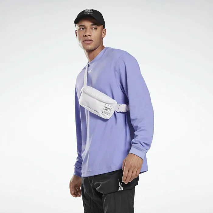 Bags and Backpacks MensWomens Reebok Workout Ready Waist Bag Luminous Lilac