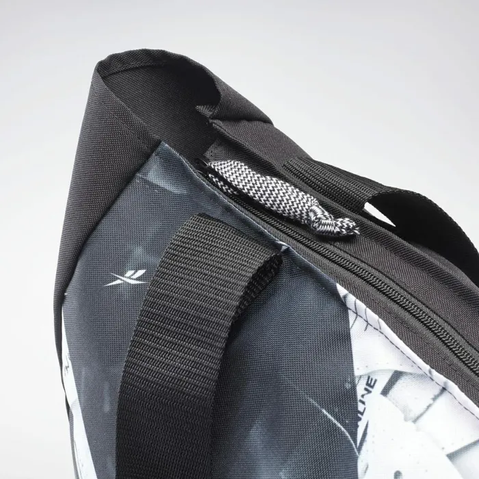 Bags and Backpacks Womens Reebok Essentials Graphic Tote Bag Black White