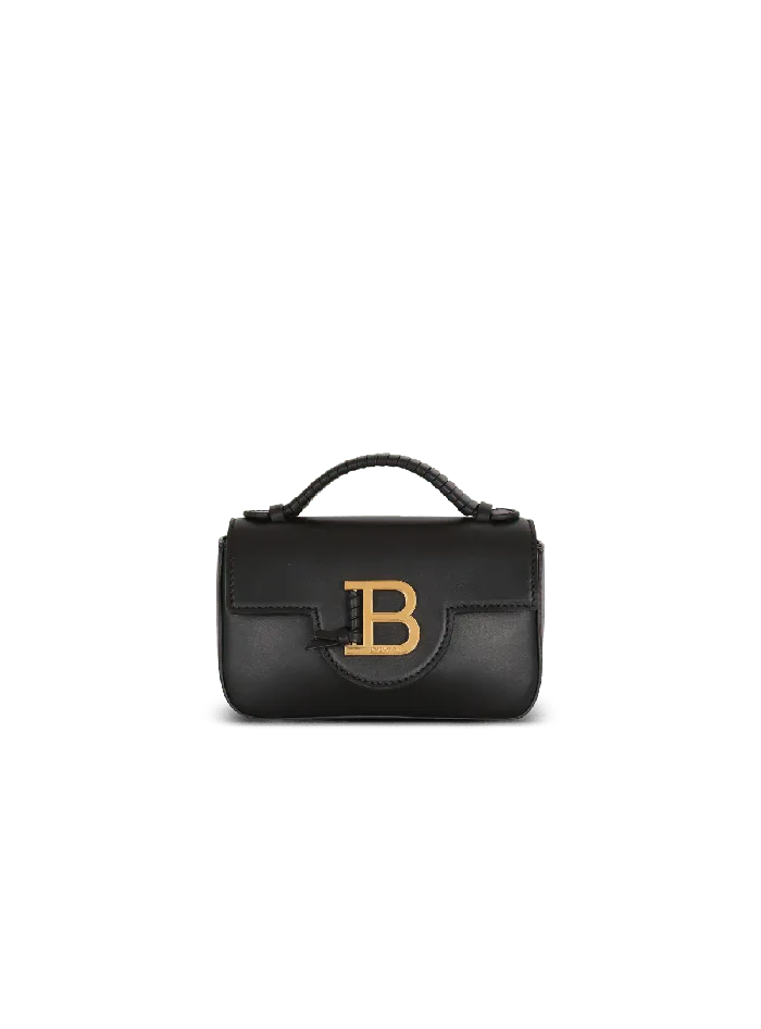 Balmain BBuzz Mini Leather Bag Black Women Handbags