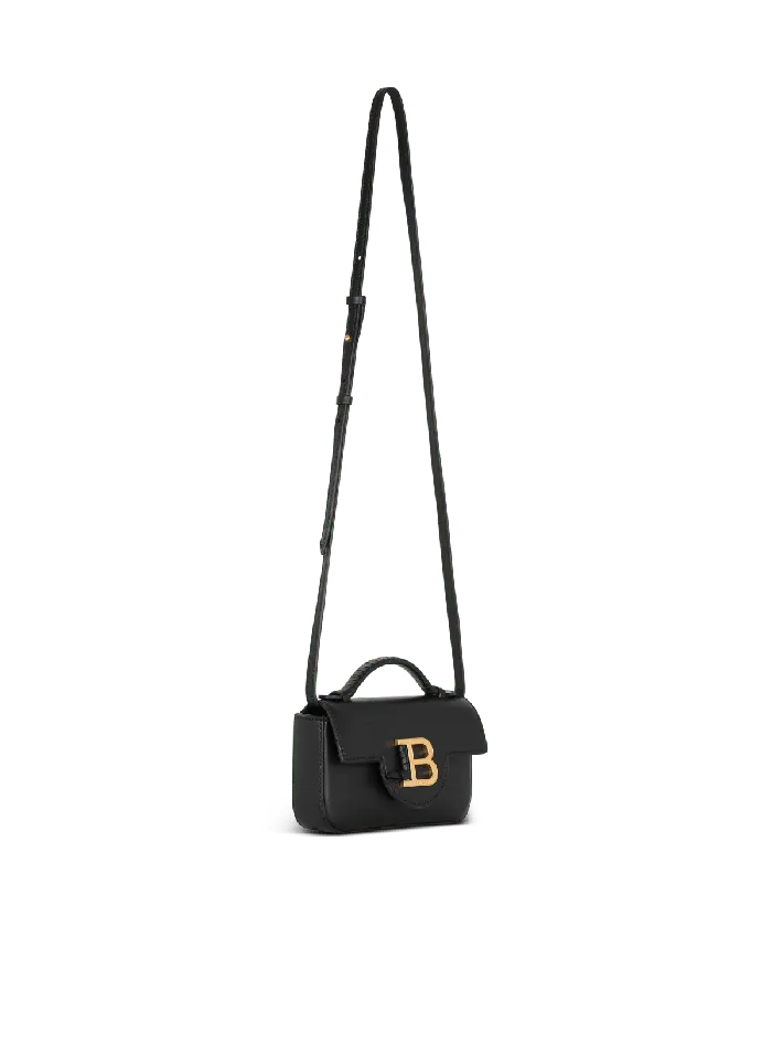 Balmain BBuzz Mini Leather Bag Black Women Handbags