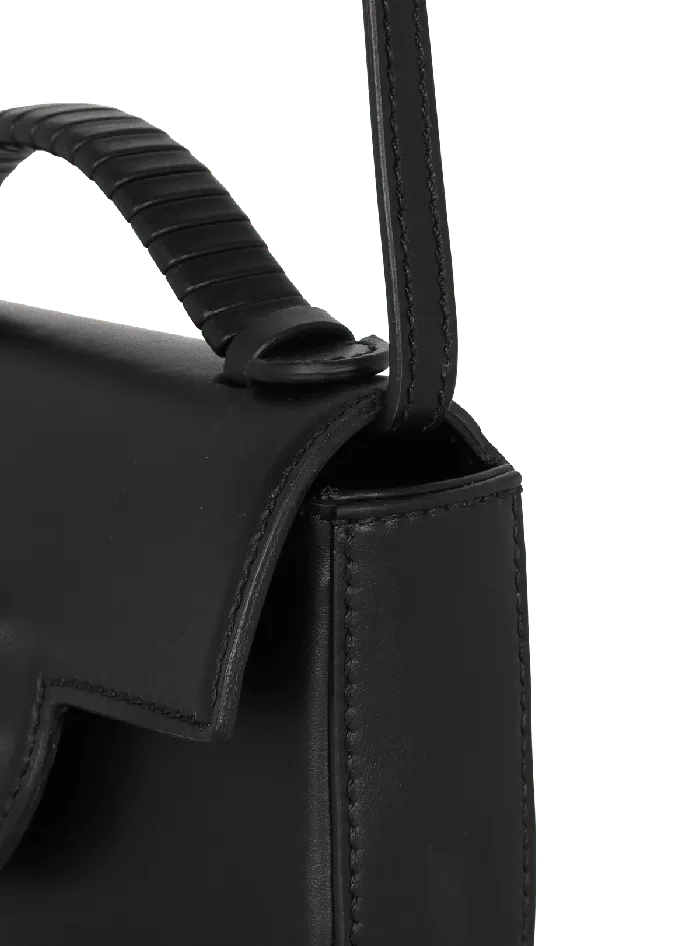 Balmain BBuzz Mini Leather Bag Black Women Handbags