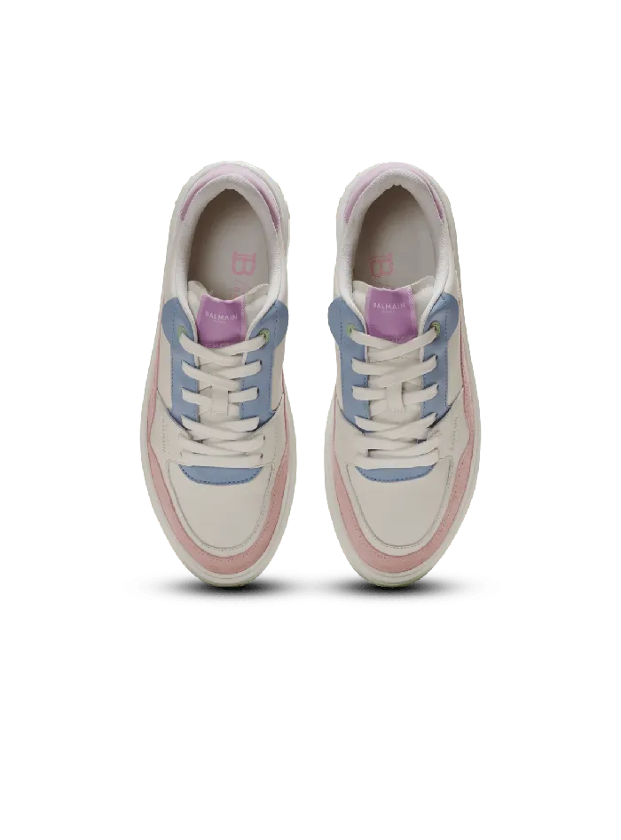 Balmain BCourt Flip Leather Sneakers Multicolor Women Sneakers