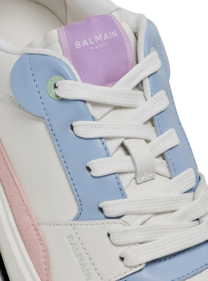 Balmain BCourt Flip Leather Sneakers Multicolor Women Sneakers