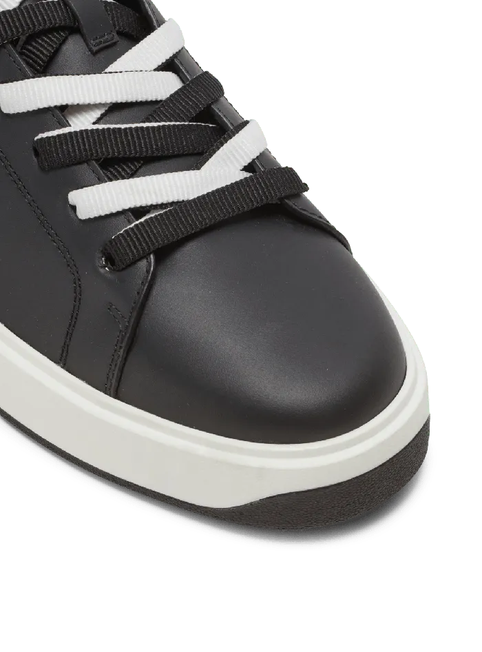 Balmain BCourt Smooth Leather Sneakers Black Men Sneakers