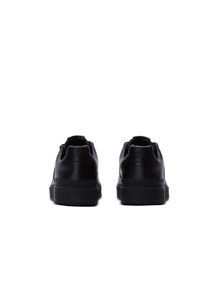 Balmain BCourt Trainers In Calfskin Black Men Sneakers