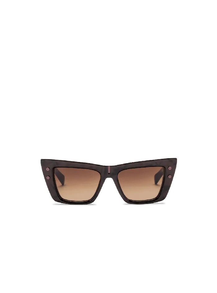 Balmain BEye Sunglasses Brown WomenMen Eyewear