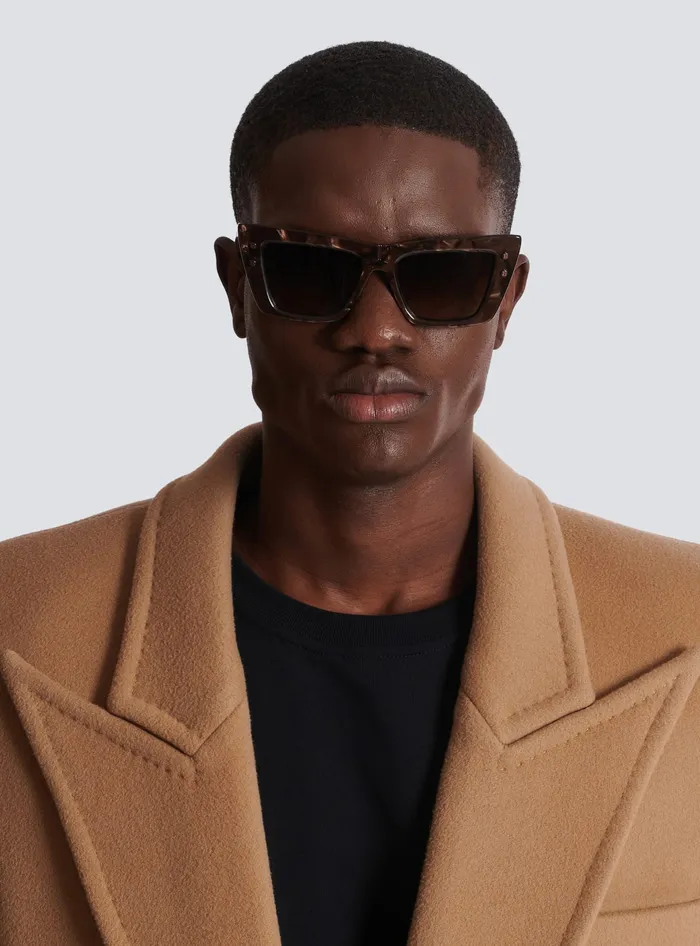 Balmain BEye Sunglasses Brown WomenMen Eyewear