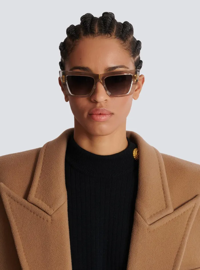 Balmain BEye Sunglasses Grey WomenMen Eyewear