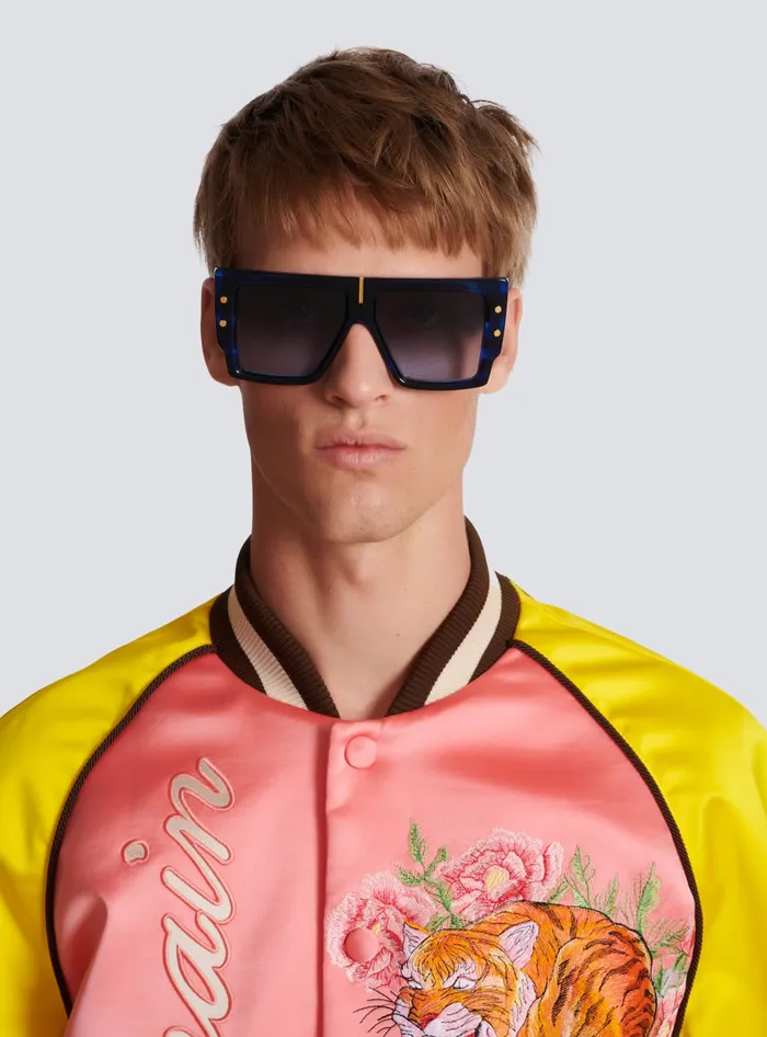 Balmain BGrand Sunglasses Blue WomenMen Eyewear