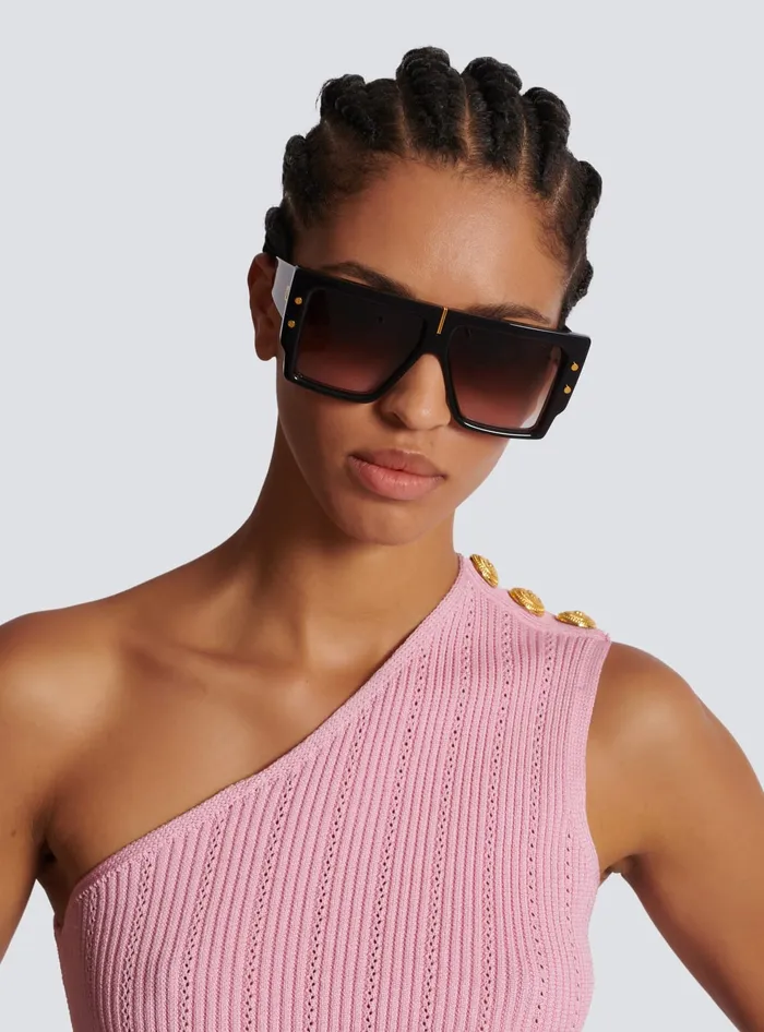Balmain BGrand Sunglasses Brown WomenMen Eyewear